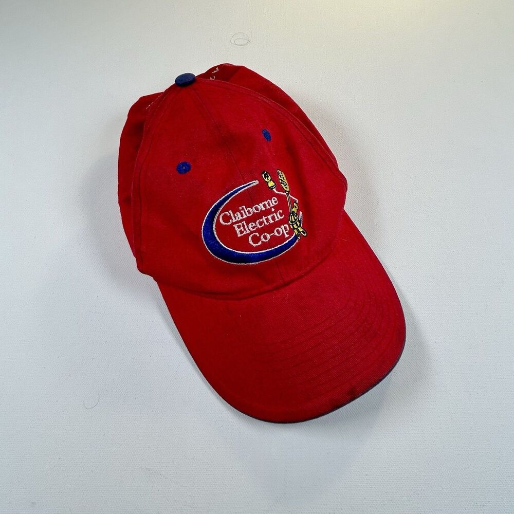 Claiborne Electric Co-op Hat Cap Red Cotton Touchstone Energy Louisiana - Picture 8 of 8